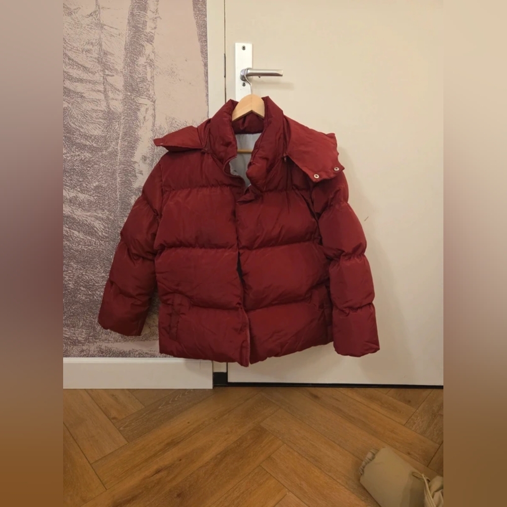 Kids Red Puffer Jacket